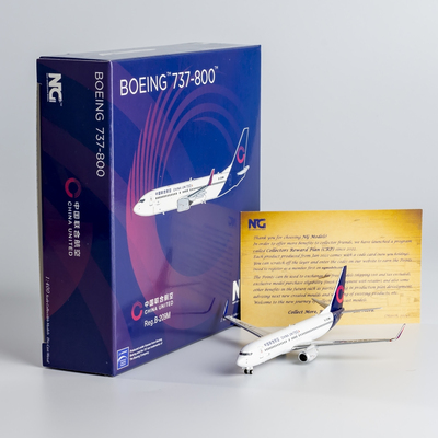 合金飞机模型波音B737-800