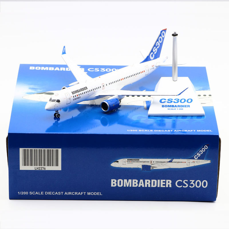 合金飞机模型Bombardier1200