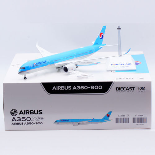 Jcwings 1/200 合金飞机模型 大韩航空 A350-900XWB HL8598