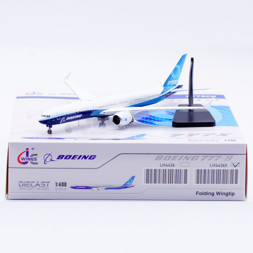 Jcwings 1/400 合金飞机模型 波音原厂 B777-9 N779XW