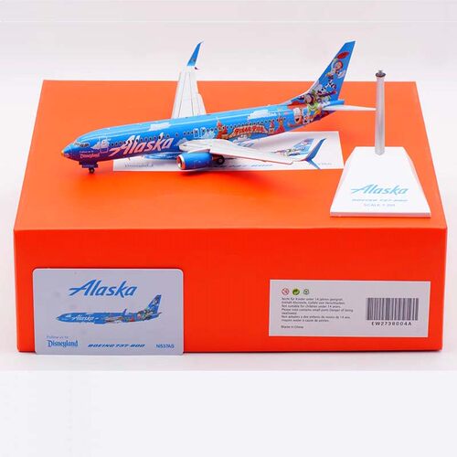 飞机模型合金阿拉斯加B737