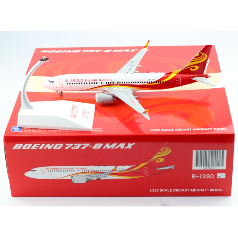 促銷：1/200 XX2065 合金飛機模型 海南航空 B737-8MAX  B-1390在類目 玩具/童車/益智/積木/模型, 靜態模型, 飛機模型中 - 來自Buy2taobao.com提供專業的淘寶代購服務