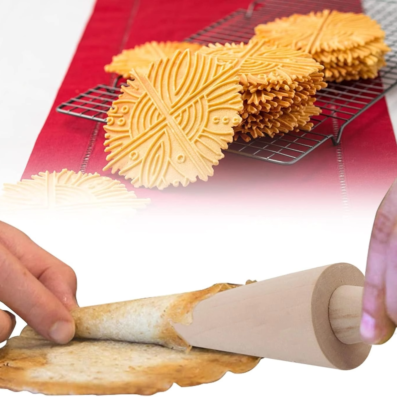 压花森系针叶卡通小动物饼干模具