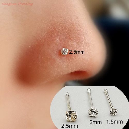 鼻钉925穿刺饰品欧美个性小耳朵