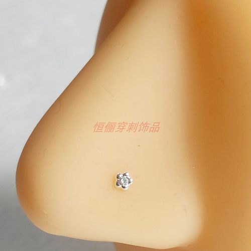 鼻钉女银鼻钉夜店饰品