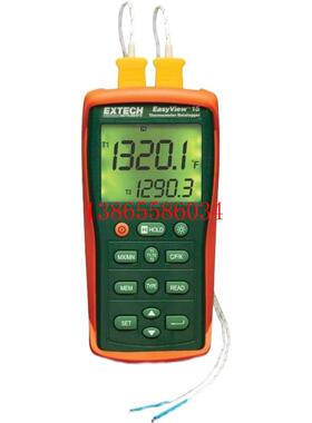 议价Extech EasyView 温度数据记录双输入温度计 EA15-NIST