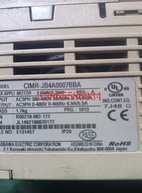 议价CIMR-JC4A0007BAA拆机安川变频器30KW2(斐斐电子)