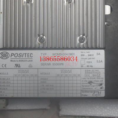 议价变频器WDM3-004.0801驱动器BERGER LAHR通电不显示不包好请咨