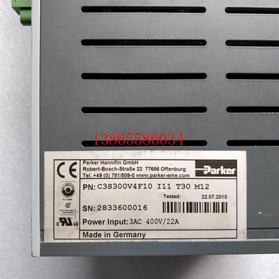 议价  C3S300V4F10 I11 T30 M12 伺服驱动器 原装拆机