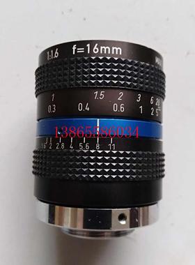 议价镜头 MeVis-C 1:1.6  f=16mm镜头本店正品实物图