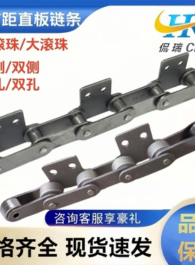 C210A/C210AL 双节距直板输送链条5分双节距C2050/C2052直板链