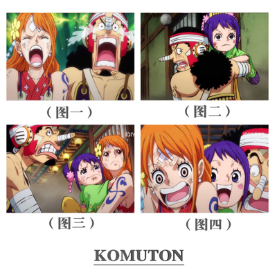 DIY数字油画海贼乌索普娜美阿玉儿童手绘丙烯颜料手工创意画礼物