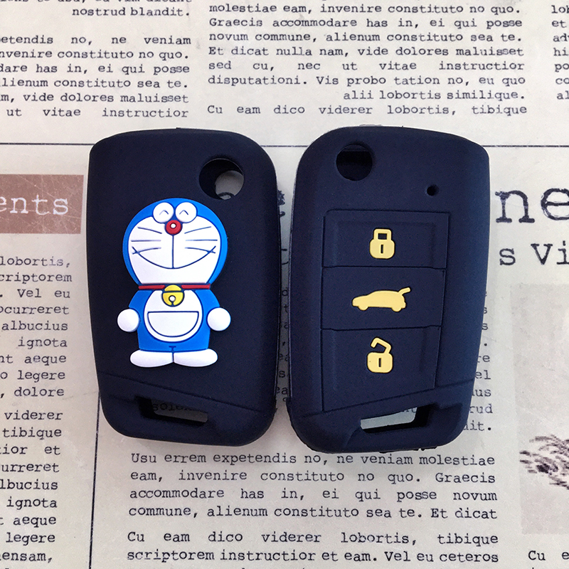 可爱钥匙包墨品一族硅胶斯柯达