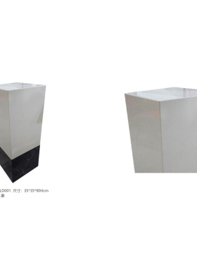 黑色大理石底座落地雕塑台子