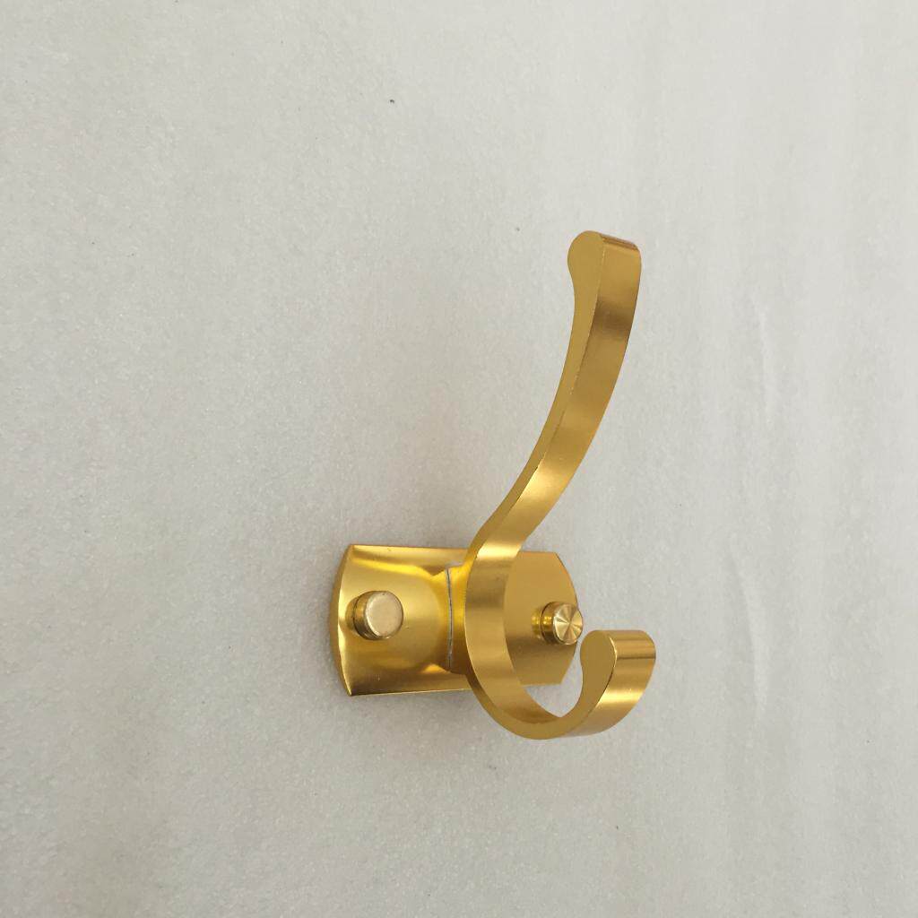 挂钩门后卫生间排钩衣服挂衣钩太空铝强力承重壁挂厨房免打孔单钩