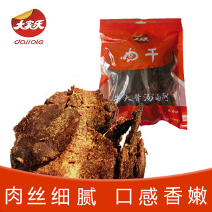 大家乐猪肉干片肉条450克五香/香辣手撕即食肉类零食休闲烟台小吃