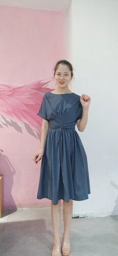 duoyi 朵以正品清仓价！设计师款连身裙33DX843033-