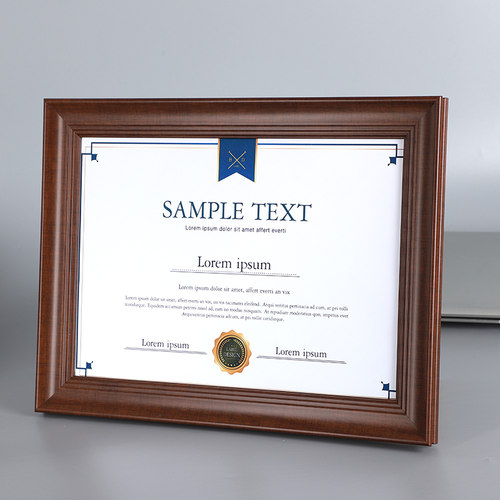 证书框a4简约奖状框摆台a5b514