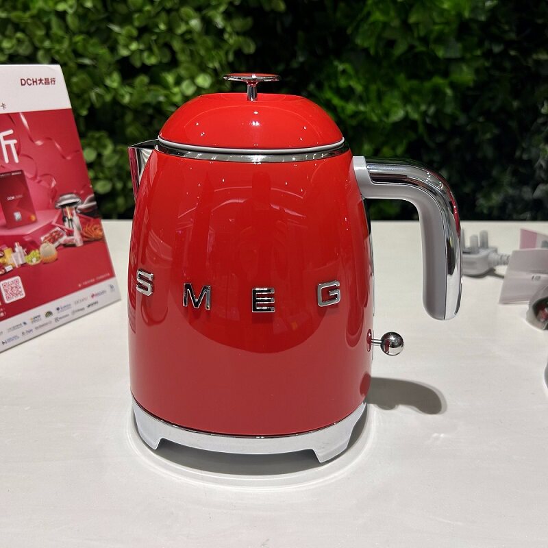 SMEG斯麦格KLF05 04不锈钢即热自动电热水壶迷你小容量意式复古