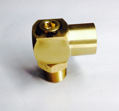 misumi360度黄铜内外牙接头LSNF-1/2/3/LSNFM-1/2/3万向旋转接头