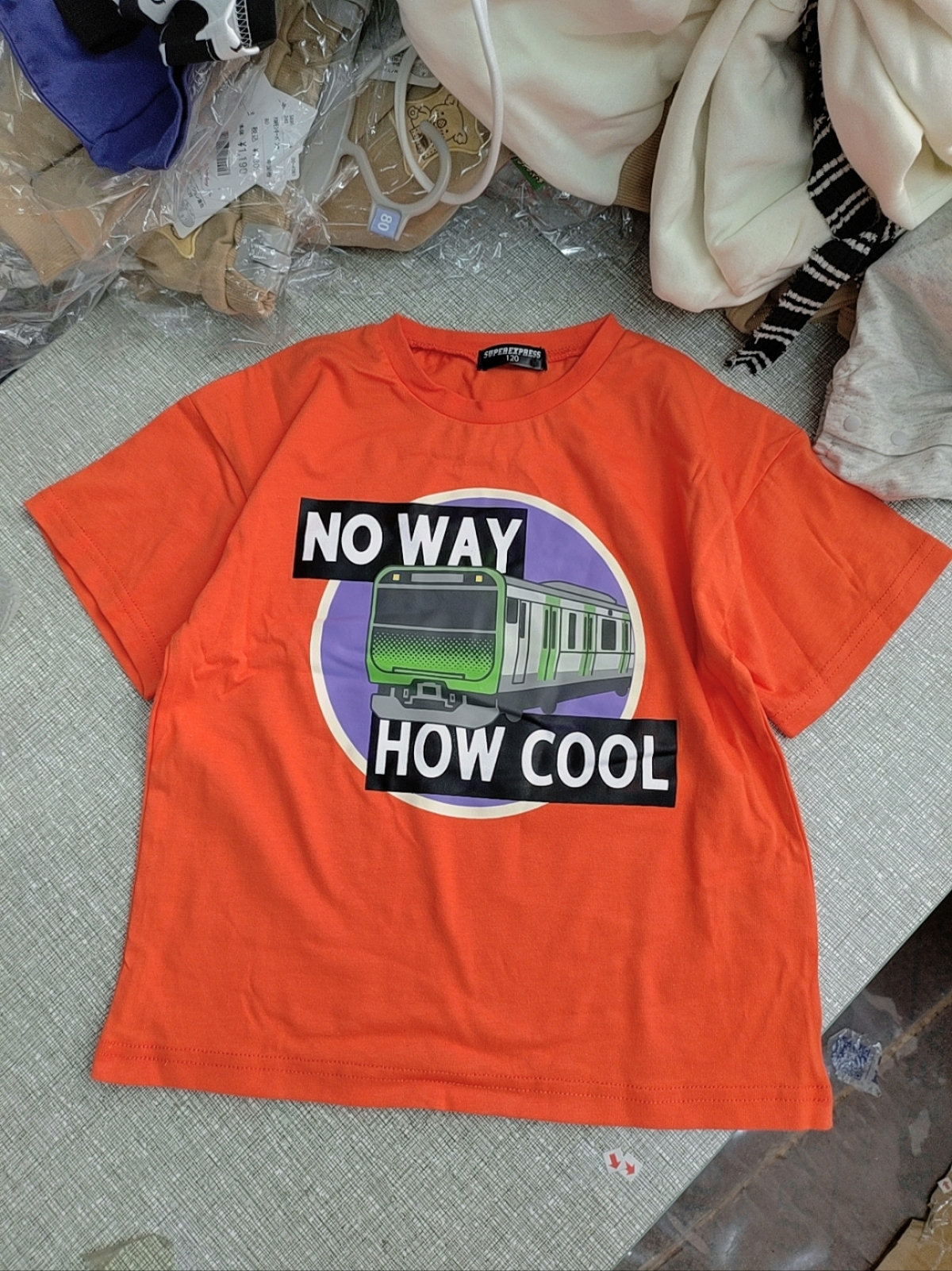 日单*新干线儿童纯棉短袖T恤夏季男童女童短袖多美卡