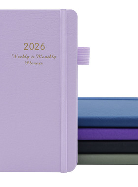 现货2026英文周计划本跨境日程本24开亚马逊weekly planner