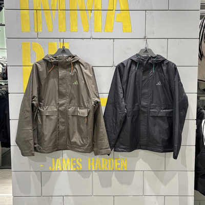 阿迪达斯男梭织外套2026春新款