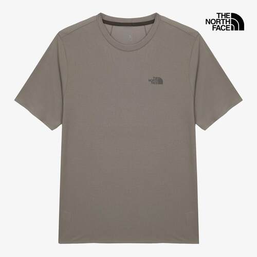 海外代购THE NORTH FACE/北面男士运动T恤透气吸汗圆领短袖跑步