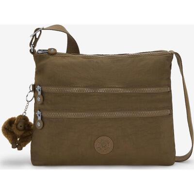 代购Kipling女士单肩包大容量防泼水多重收纳轻便耐用橄榄色