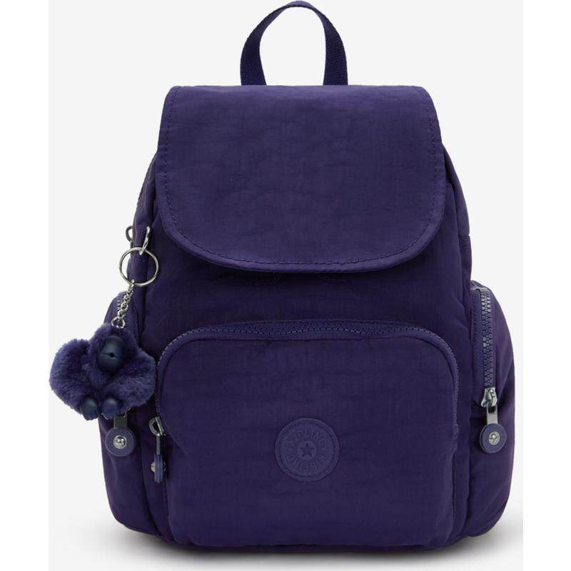 代购Kipling女士双肩包外置拉链隔层附带挂件多口袋设计便携收纳