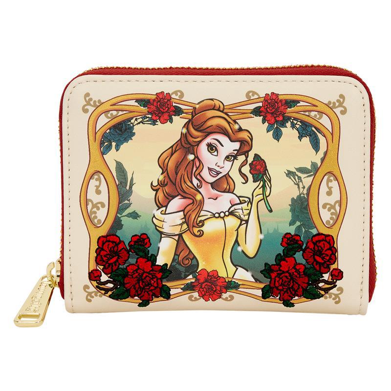 代购Loungefly男女钱包多卡位收纳透明ID槽拉链闭合便携存储