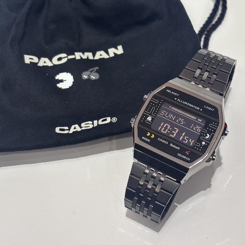 Casio x Pacman 卡西欧联名手表黑色方形日韩腕表 ABL100WEPC-1B