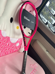 代购Wilson Clash 100L V2.0威尔胜巴黎粉霓虹粉限定专业网球拍