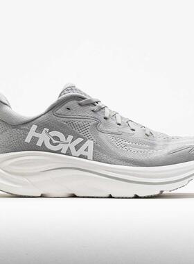 代购Hoka OneOne男士跑鞋透气轻量缓震稳定支撑日常训练跑鞋灰色