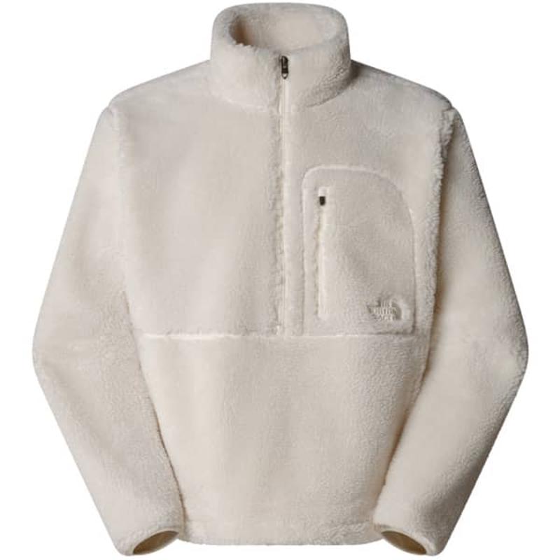 THE NORTH FACE北面男士抓绒衣保暖防泼水耐磨半拉链外套高领