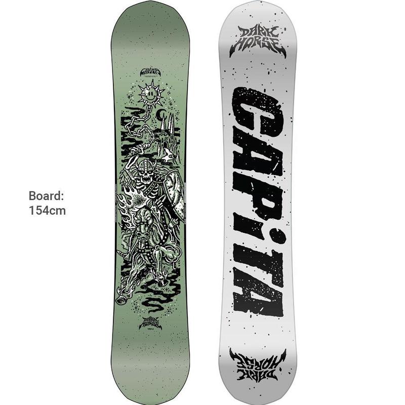 代购CAPITA男士单板滑雪板高弹性能精准操控强动力输出双翘板型