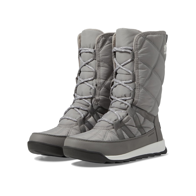 SOREL女士雪地靴防水保暖防滑透气系带圆头弹性鞋带假毛领冬季