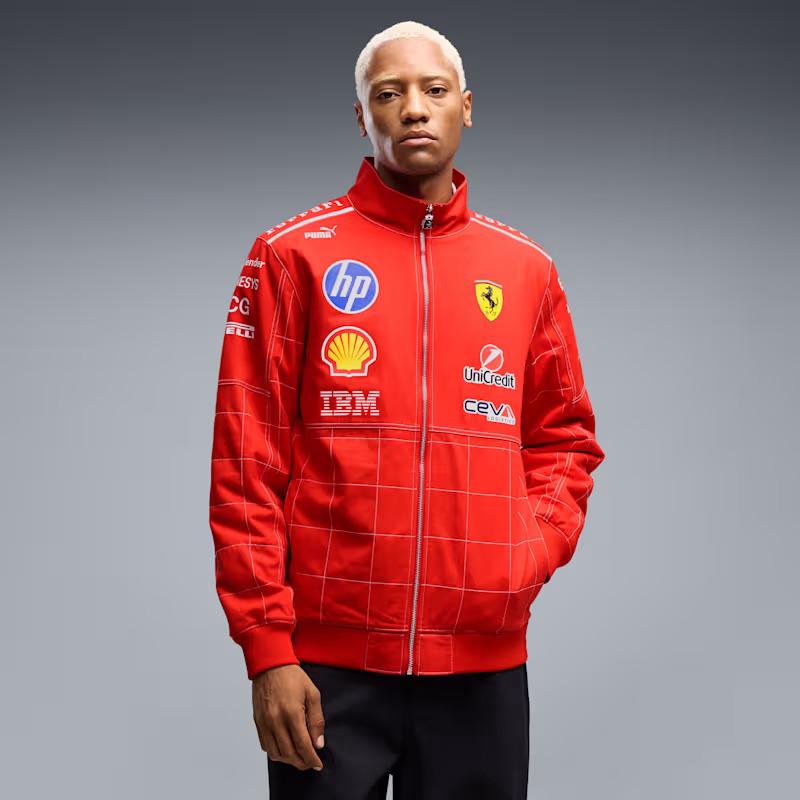 海外代购Puma/彪马男士运动茄克立领拉链赛车运动休闲赛车服外套