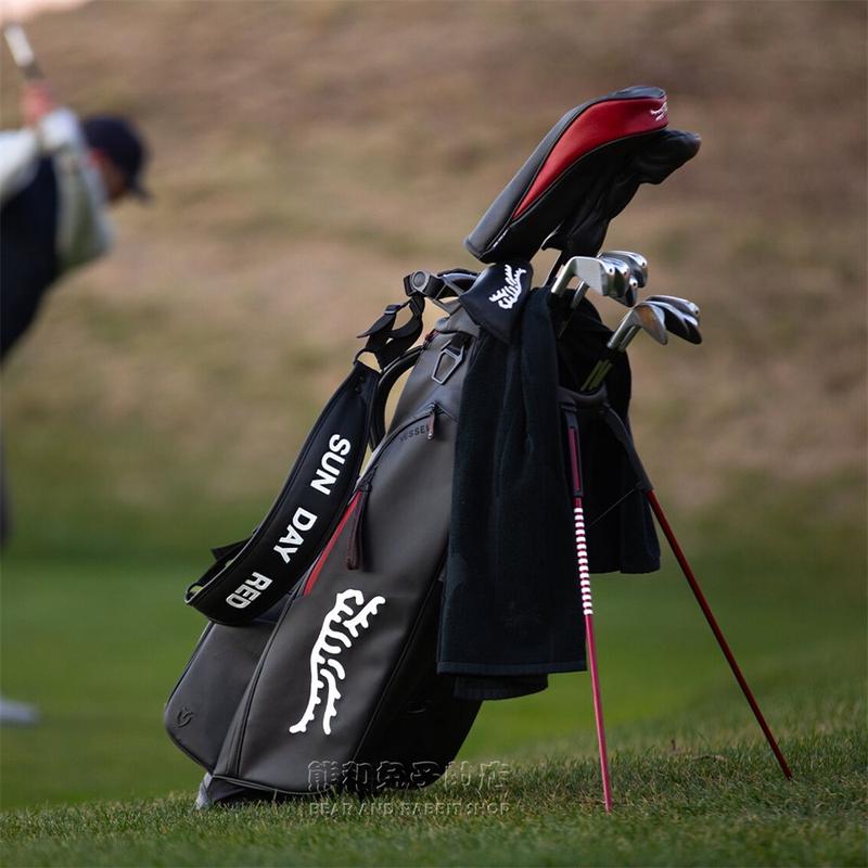 Sun Day Red 联名 Vessel 老虎伍兹同款立式支架包高尔夫球杆包