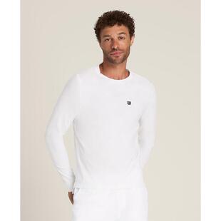 代购Wilson威尔胜男士网球服透气高弹性活动自如舒适贴身长袖