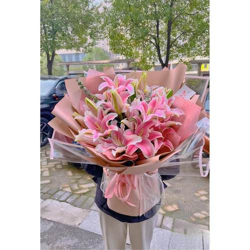 百合花鲜花生日香水北京同城