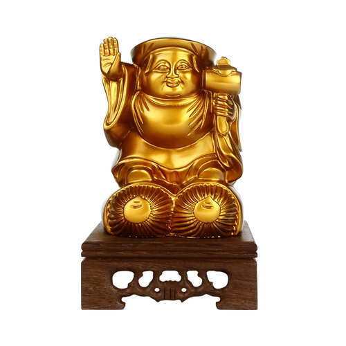 原装正品李居明九运常年吉祥物[大黑天财神]摆件招手财像客厅摆设