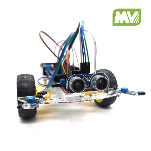 Arduino智能小车超声波避障红外巡线蓝牙语音控制 编程入门机器人