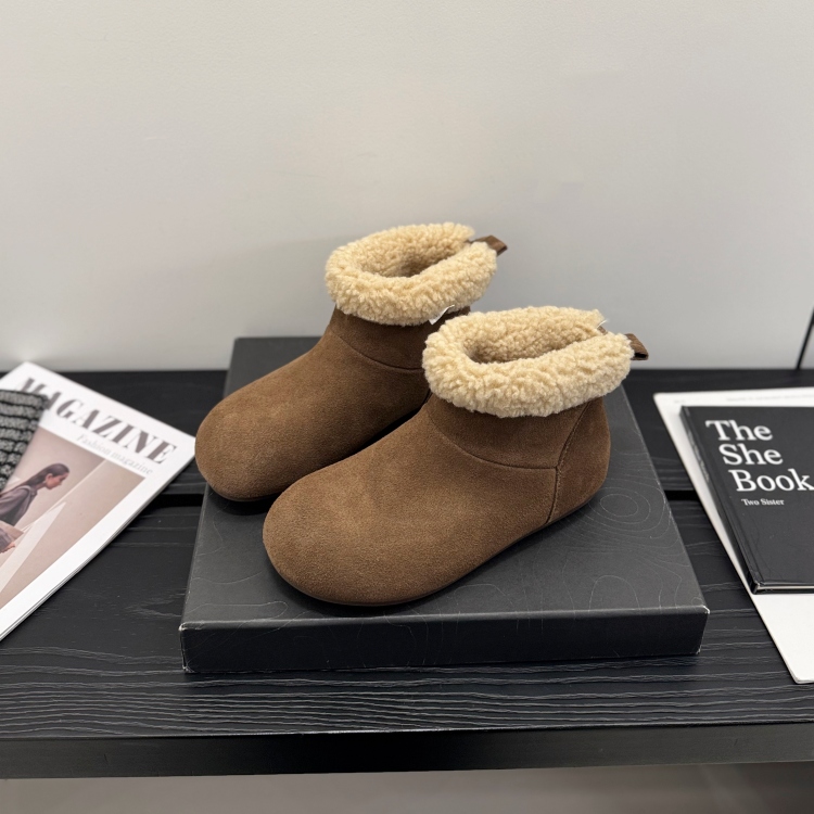 保暖~磨砂皮小土豆雪地靴