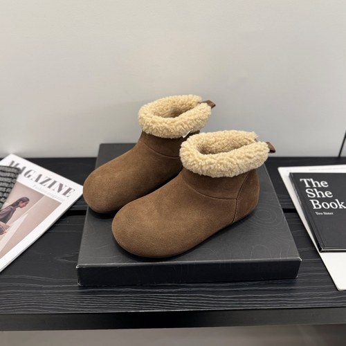 保暖~磨砂皮小土豆雪地靴