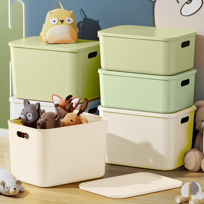 桌面杂物收纳盒日式储物篮零食浴室化妆品洗漱用品整理塑料收纳筐