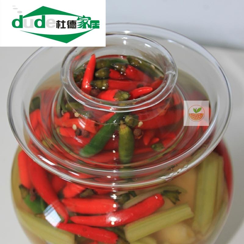 四川玻璃透明加厚密封罐泡菜坛子