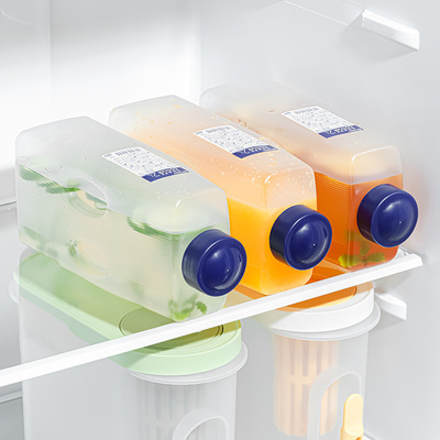 冰箱凉水壶耐高温冷水壶大容量果汁茶壶冷水杯冰箱冷藏壶pp5材质