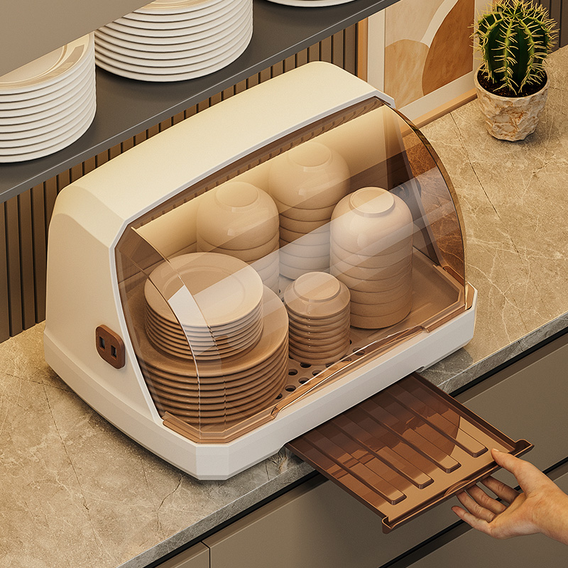 厨房碗筷收纳盒杯子置物架水带盖