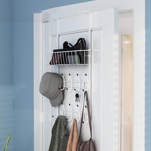 门后挂钩双排门后挂钩加长卧室厕所免打孔衣架双层门钩衣钩置物